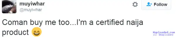 Come & Buy Me, I Am Made In Nigeria –Man Tells Zahra Buhari (Snapshot)